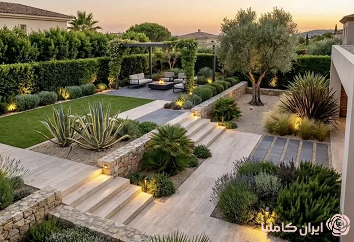 محوطه سازی باغ